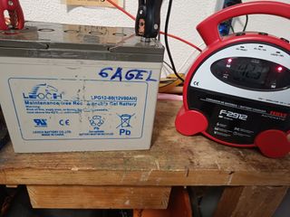 Batería Gel 12V 80Ah camper caravana 