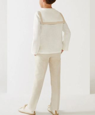 Traje lino comunión niño marinero