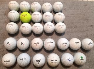 28 BOLAS DE GOLF: KIRKLAND NOODLE VOLVIK PXG RZN