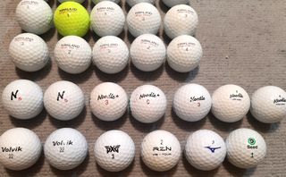 28 BOLAS DE GOLF: KIRKLAND NOODLE VOLVIK PXG RZN