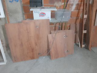 Puertas cocina madera marrón