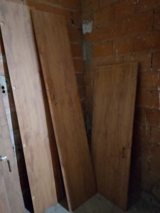Puertas cocina madera marrón