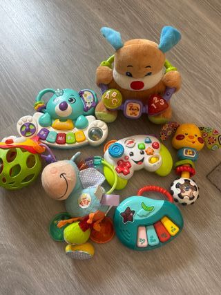 Lote de 6 juguetes bebé