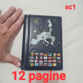 Raccoglitore monete 12 pagine mondo euro folder