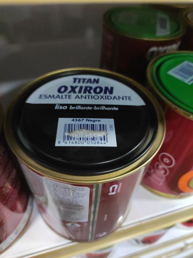 Pintura Oxirón Titan Liso 4525 Rojo