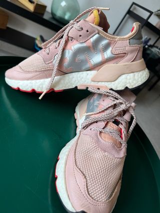Adidas Nite Jogger Rosa - 3M