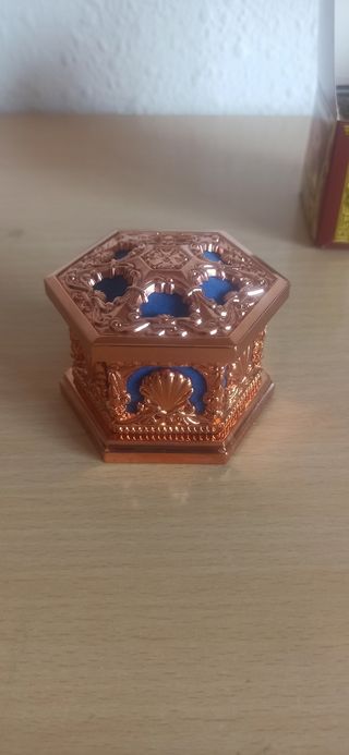 Joyero hexagonal cobre