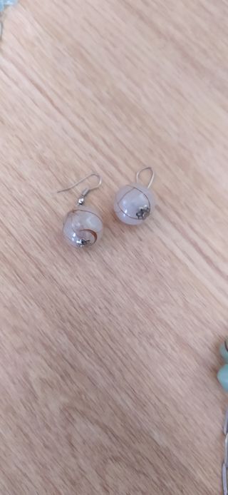 Collar y pendientes turquesa plata