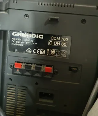 Radio cassette vintage Grundig CDM 700 - Microcade