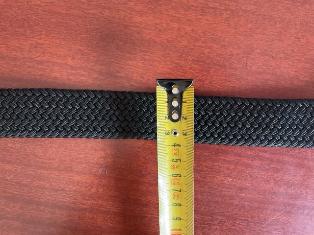 Cinturón elástico negro trenzado (varias colores)