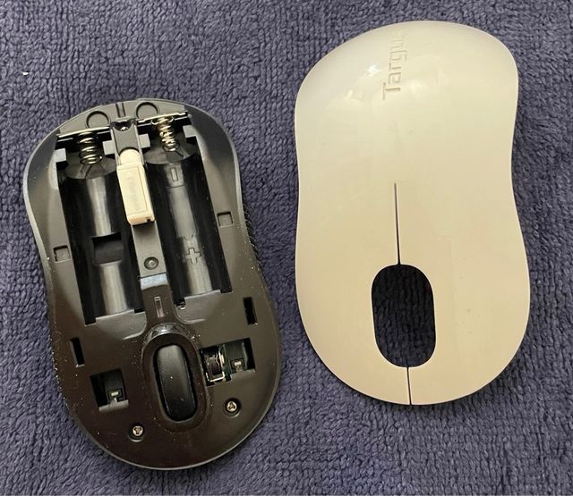 Ratón ordenador targus  inalámbrico blanco