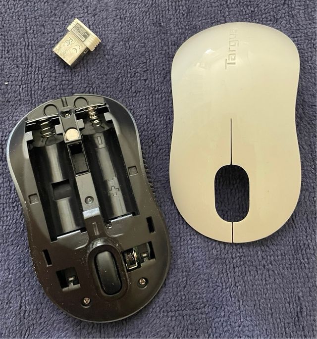 Ratón ordenador targus  inalámbrico blanco