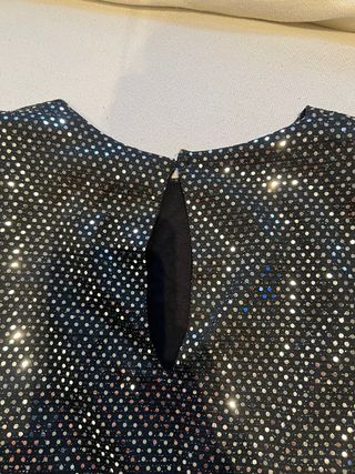 Vestito Terranova paillettes nero Tg S