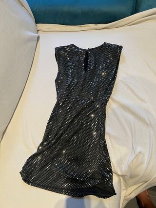 Vestito Terranova paillettes nero Tg S