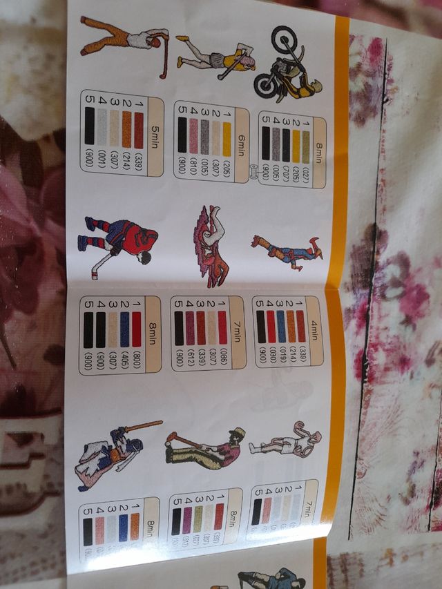 Scheda Ricamo Sport N.4