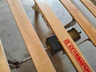 Cama articulada 90cm - beige/gris