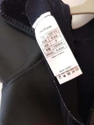 Traje neopreno niño Tribord