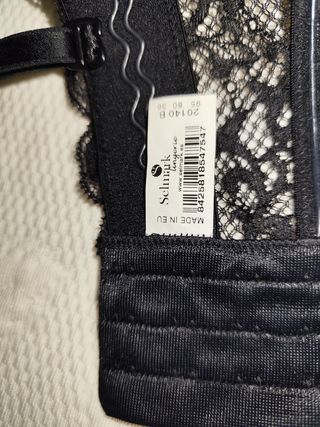 Sujetador Selmark negro, nuevo