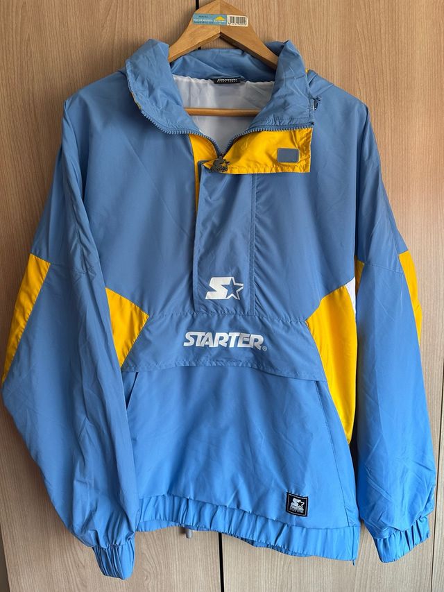 Chaqueta Starter azul y amarilla