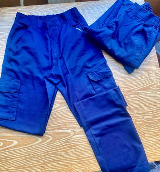 Pantalones trabajo azul - 3uds
Talla 38