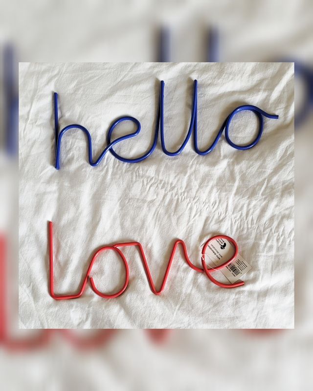 Letreros Decorativos: Hello & Love