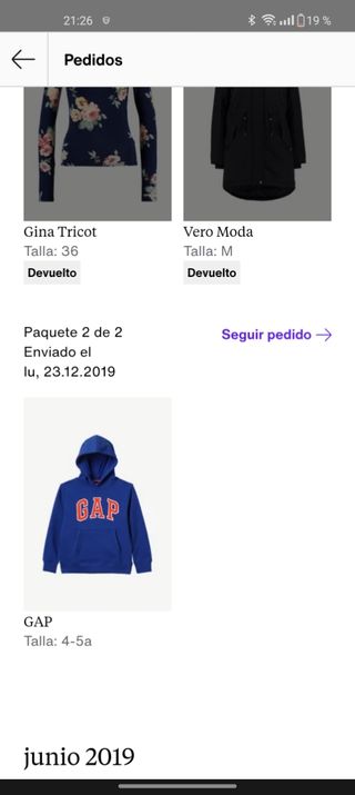 Talla 4-5 años Sudadera GAP niño azul