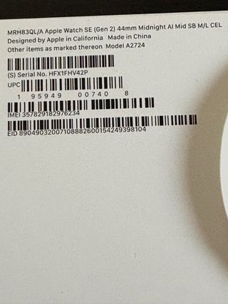 Apple Watch Series 2 44mm - Negra