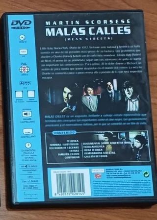 MALAS CALLES. MARTIN SCORSESE. DVD