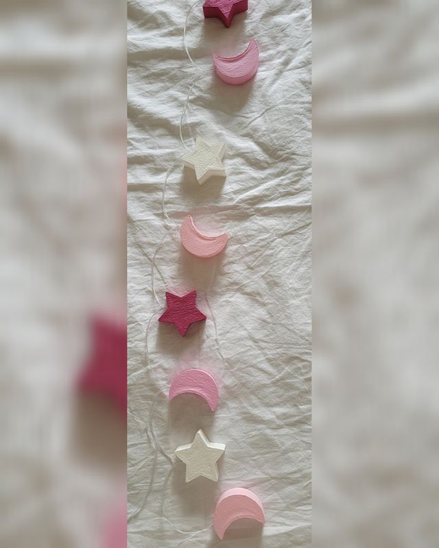 Cadena de luces papel interior Guirnalda