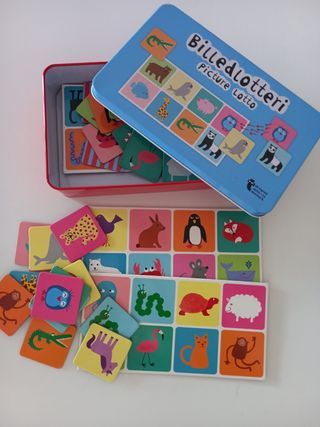 Bingo infantil animales - Billedelotteri