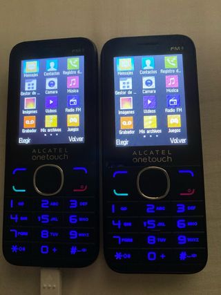 2 telefoni Alcatel OneTouch neri