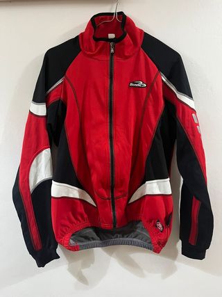 Giacca e pantalone ciclismo Biemme rossa