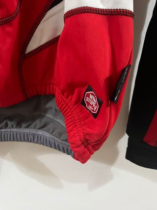 Giacca e pantalone ciclismo Biemme rossa