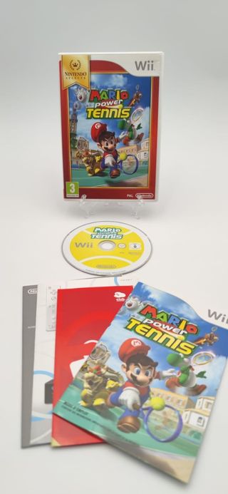Wii Mario Power Tennis + Racchetta