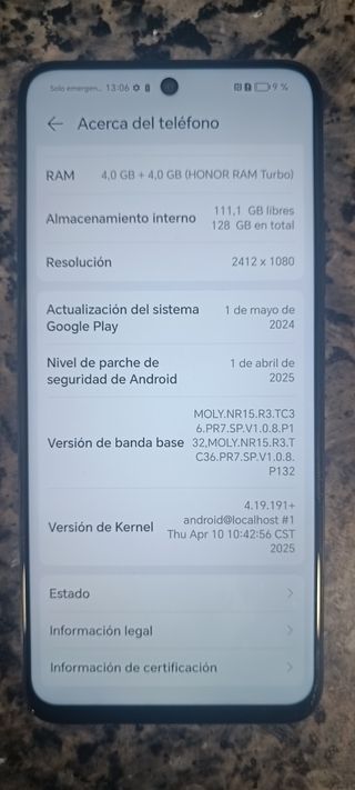 HONOR 90 Smart - Teléfono móvil 5G