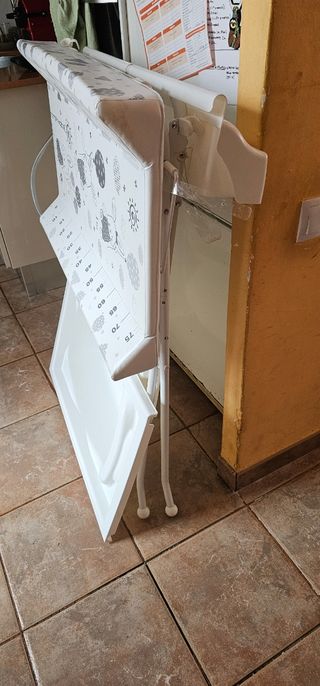 Bañera-cambiador bebé plegable