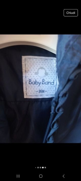 Giacca antivento bimba BabyBand