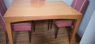 Mesa salón madera extensible