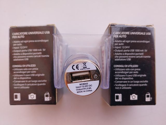 Caricabatterie da auto USB a scelta