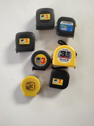 7 Cintas métricas 3m - Variadas