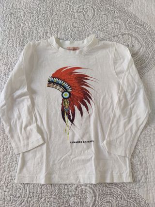 Talla 4-5 años 4 Camisetas manga larga niño