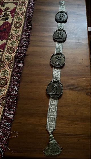 4 Medallones escayola querubines