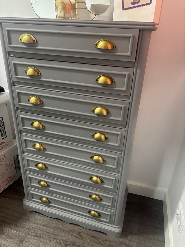 Cómoda vintage 8 cajones