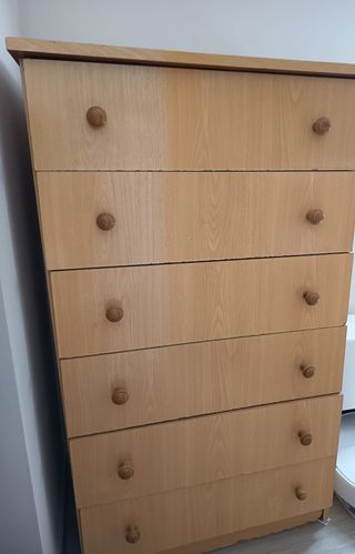 Cajonera 6 cajones madera