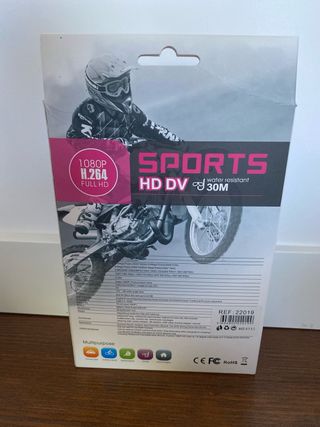 Cámara deportiva Sports HD DV 1080p