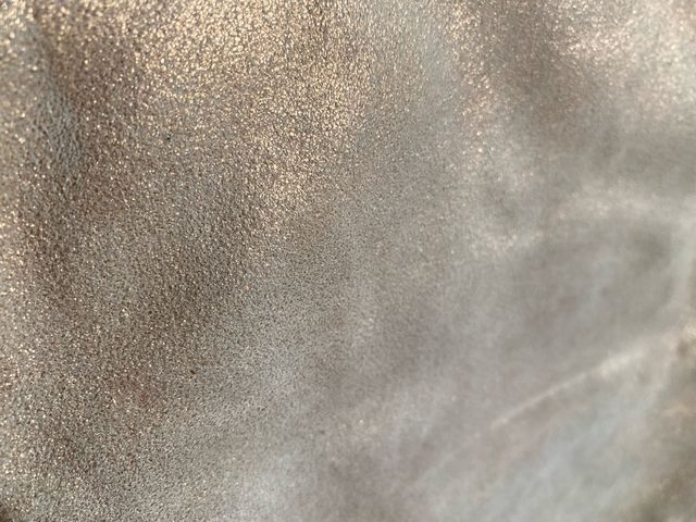 Pochette beige|rosa glitter