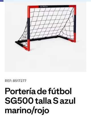 Portería fútbol Kipsta SG500 -talla S
Sin red