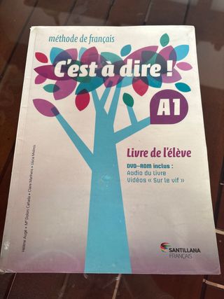 C'EST A DIRE A1 LIVRE ELEVE