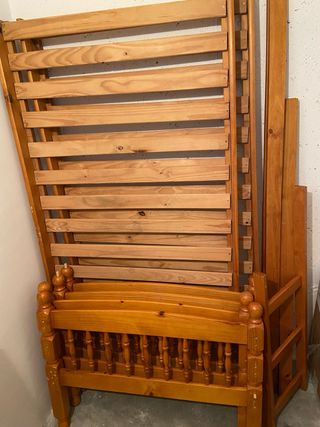 Litera madera infantil - marrón