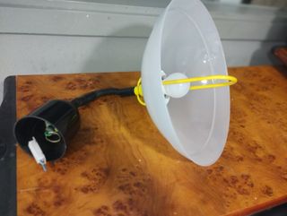 Lámpara techo infantil amarilla